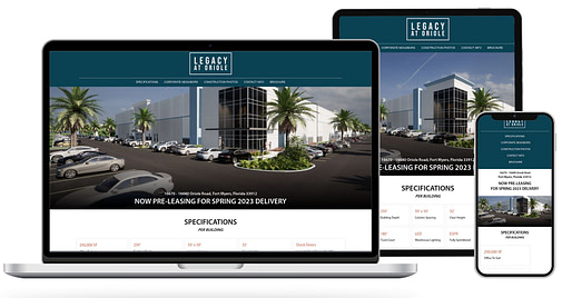 legacy-copy Legacy at Oriole website