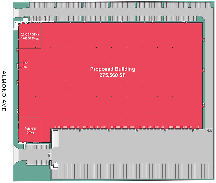 Brookfield - Almond Ave, Fontana Site Plan