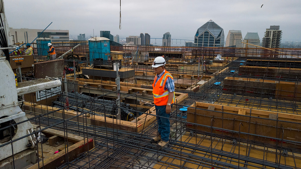 San Diego drone progress photography