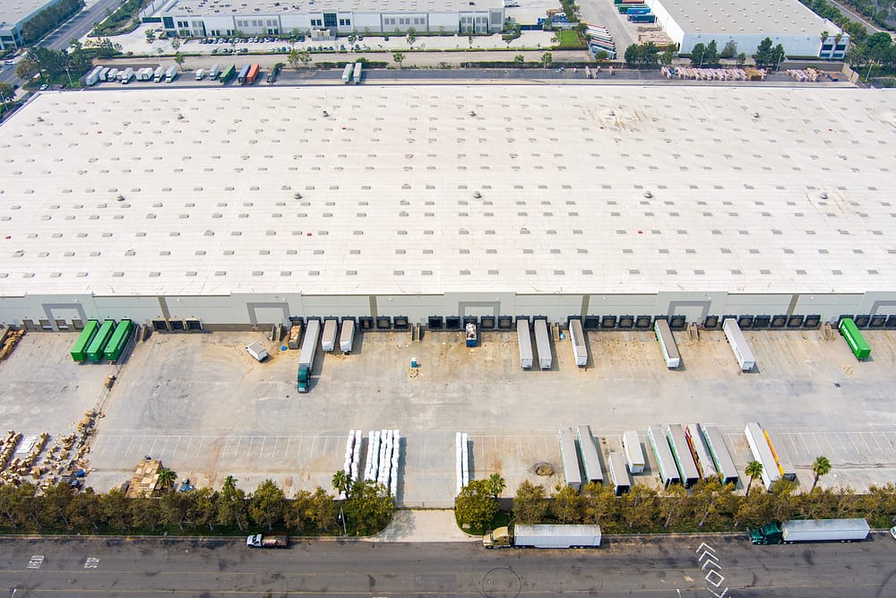 aerial photography for prologis property in ontario