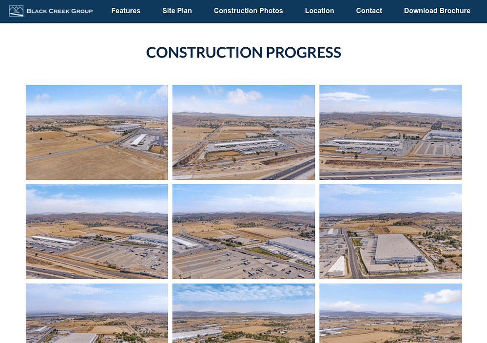 custom industrial property website