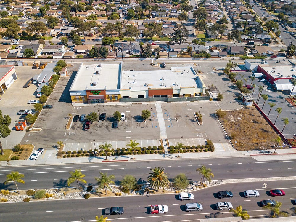 drone photography for commerial real estate in Pomona