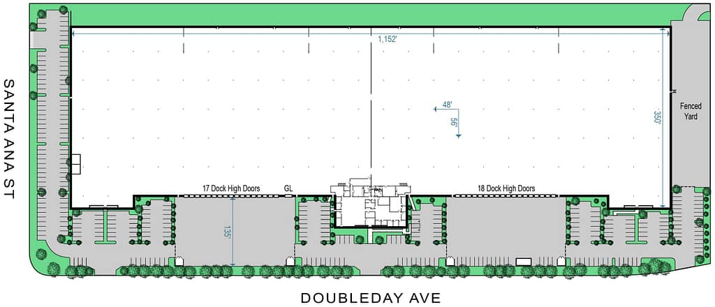 1001 Doubleday Ave, Ontario Site Plan