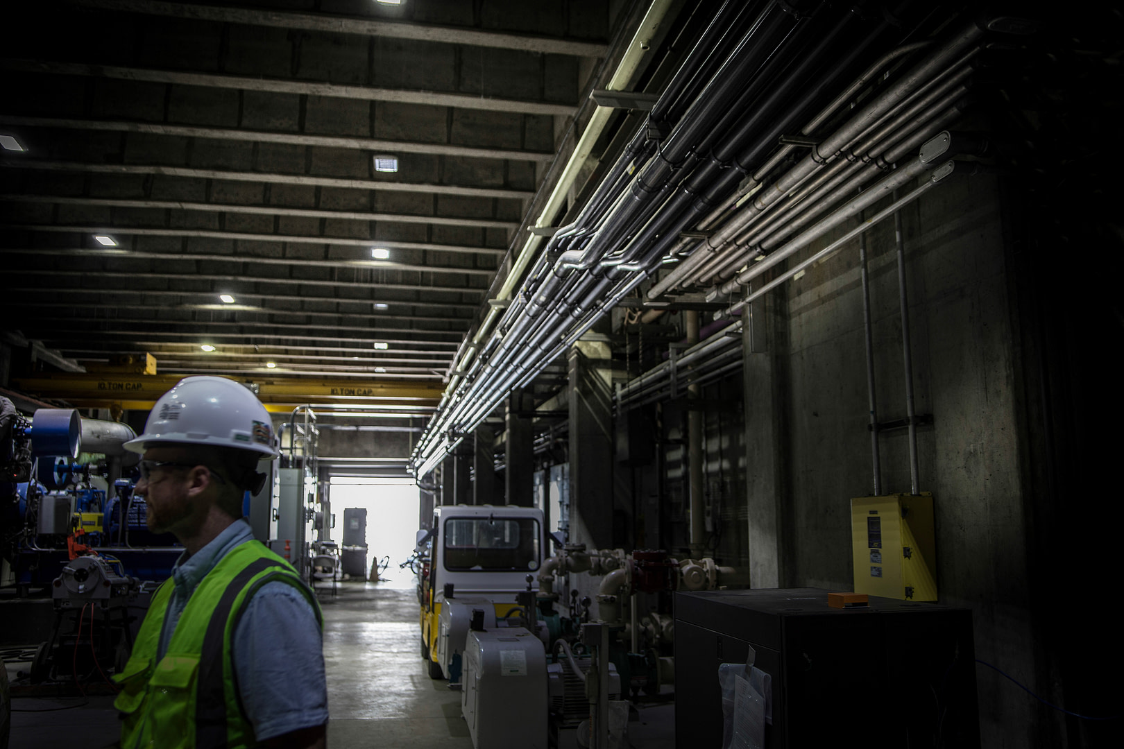 drone video at El Estero WWTP