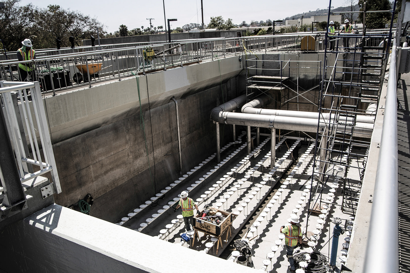 waste water treatment plant owner training video and final photography